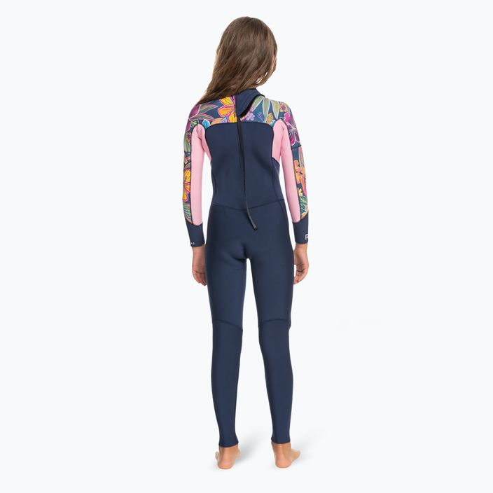 ROXY 4/3 Swell Series BZ GBS mood indigo true children's wetsuit 3