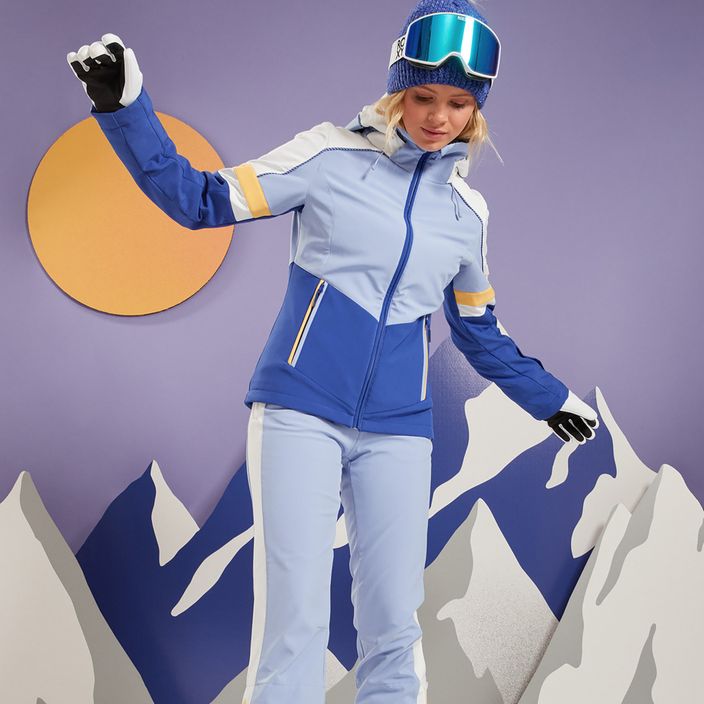 Women's ROXY Peak Chic Softshell easter egg snowboard jacket 3