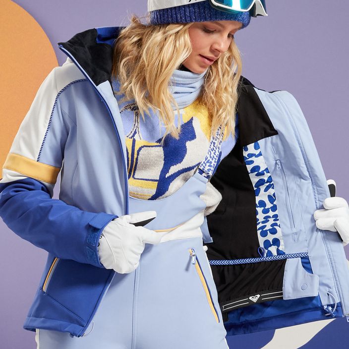 Women's ROXY Peak Chic Softshell easter egg snowboard jacket 5
