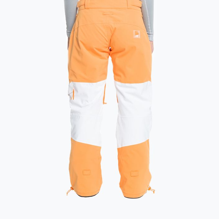 Women's snowboard trousers ROXY Chloe Kim Woodrose mock orange 3