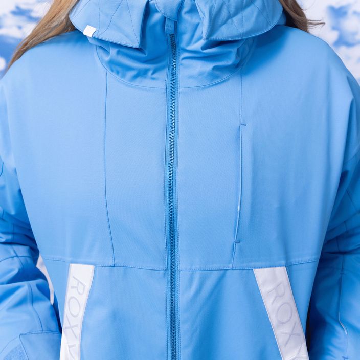 Women's snowboard jacket ROXY Chloe Kim azure blue 7