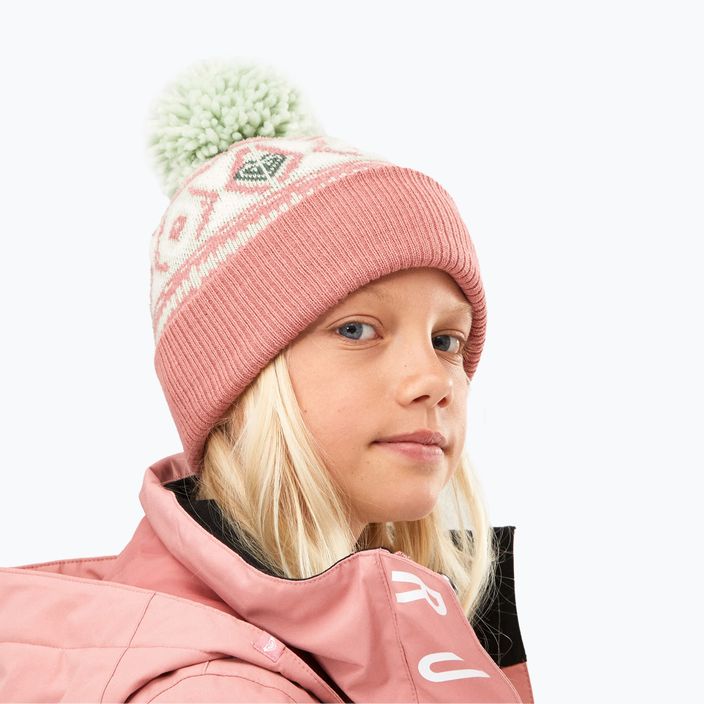 ROXY Silver Speke Girl winter beanie dusty rose 3