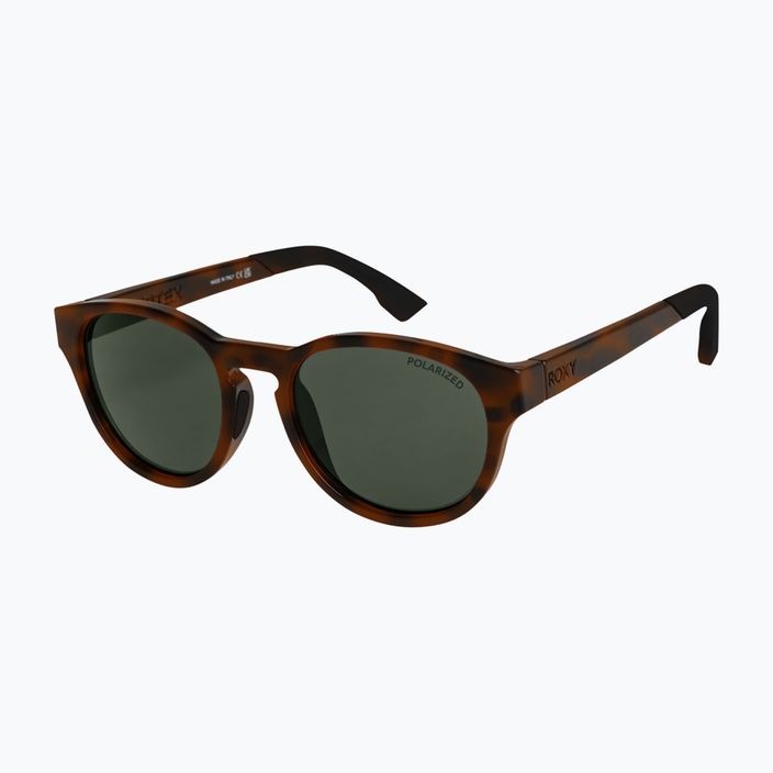 ROXY Vertex Polarized tortoise brown/green women's sunglasses