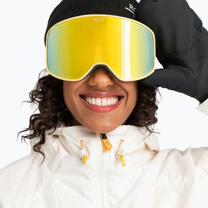 ROXY Storm Women snowboard goggles sunset gold/gold ml 9