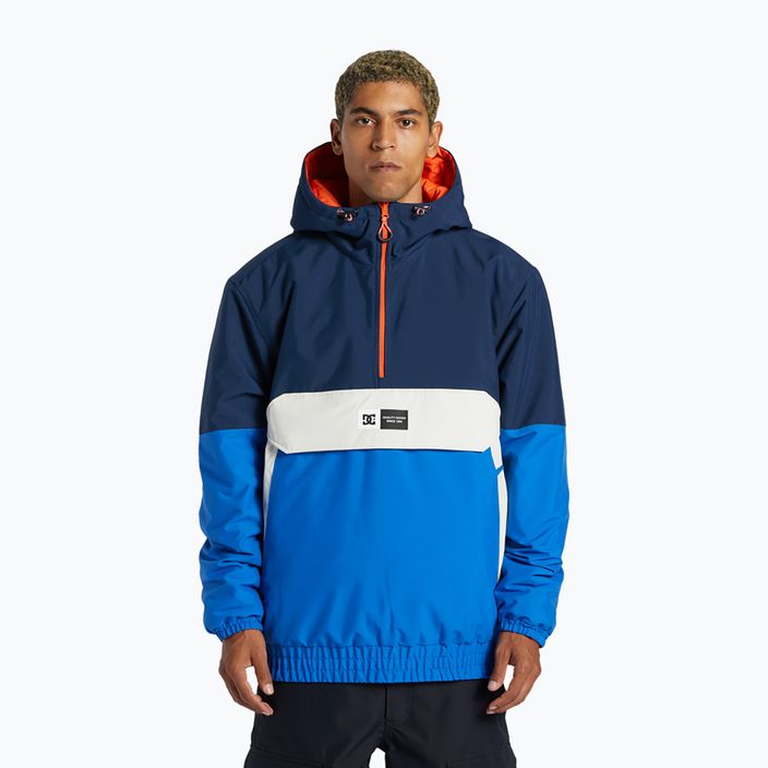 Men's DC Nexus Reversible Anorak dress blue snowboard jacket