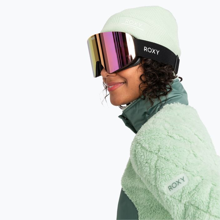 Women's snowboard goggles ROXY Fellin Color Luxe black/clux ml light purple 10