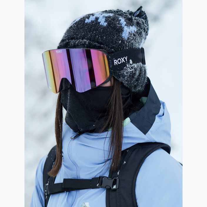 Women's snowboard goggles ROXY Fellin Color Luxe black/clux ml light purple 14