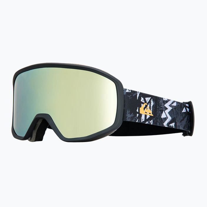Quiksilver Harper jagged peak black/gold snowboard goggles 5
