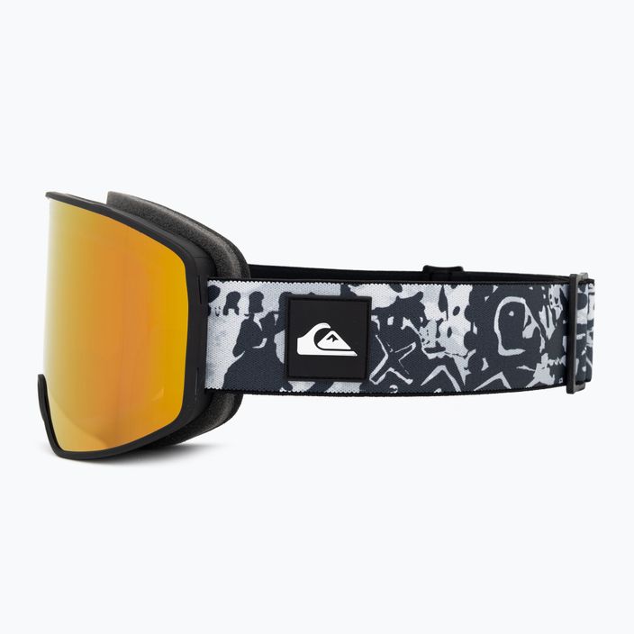 Quiksilver Storm S3 heritage / MI purple snowboard goggles 4