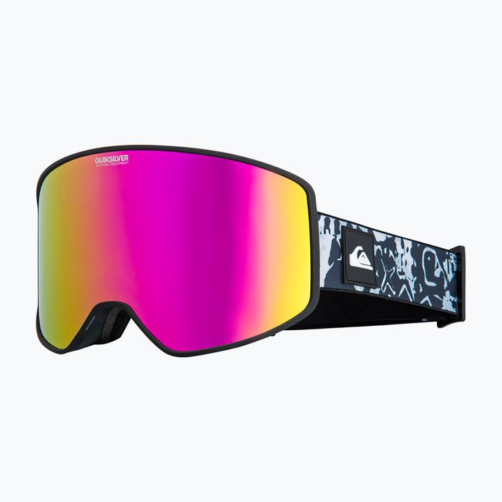 Quiksilver Storm S3 heritage / MI purple snowboard goggles 5