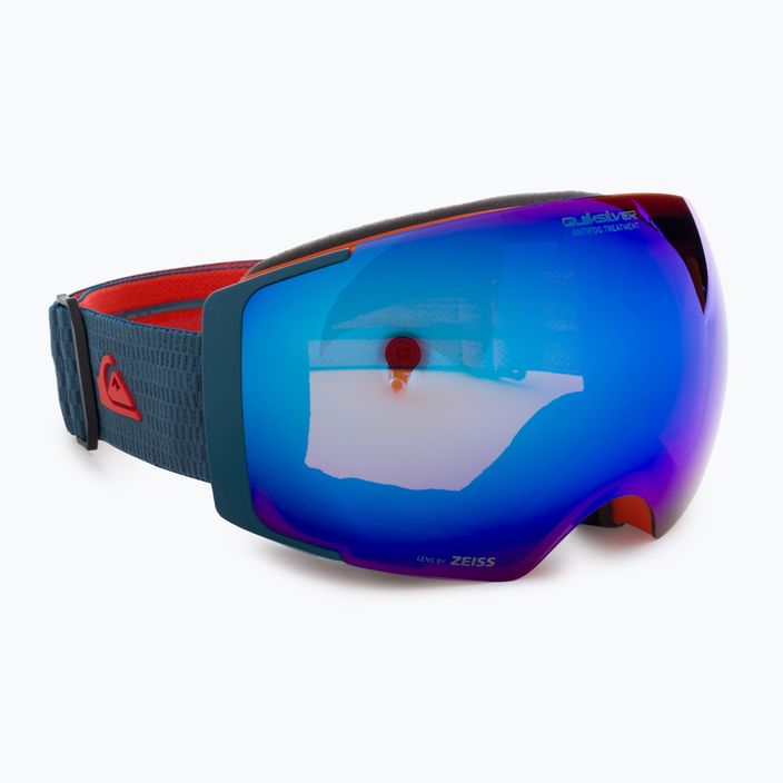 Quiksilver Greenwood S3 majolica blue / clux red mi snowboard goggles 5