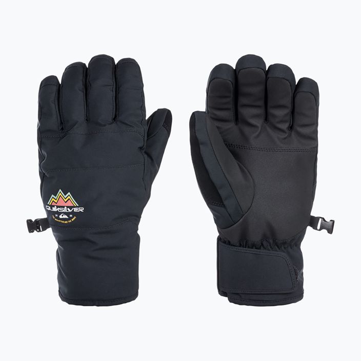 Men's Quiksilver Cross snowboard gloves true black 6