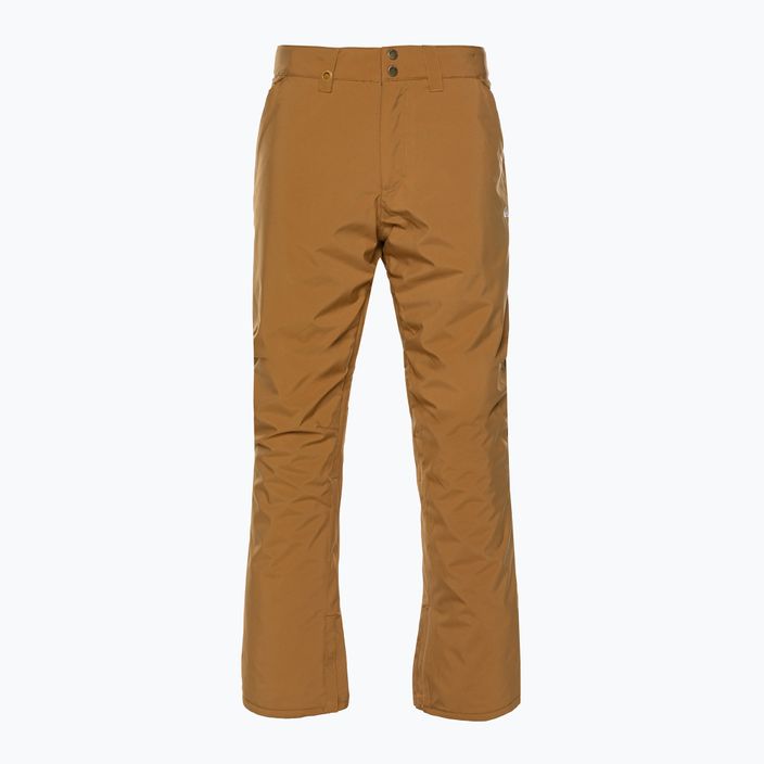 Men's Quiksilver Estate bone brown snowboard trousers 2