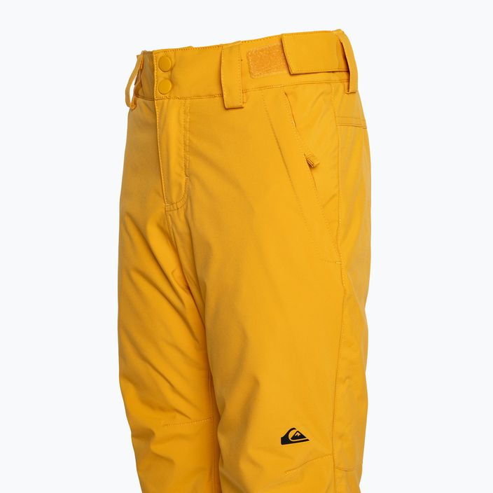 Quiksilver Estate Children's Snowboard Pants Youth mineral yellow 7