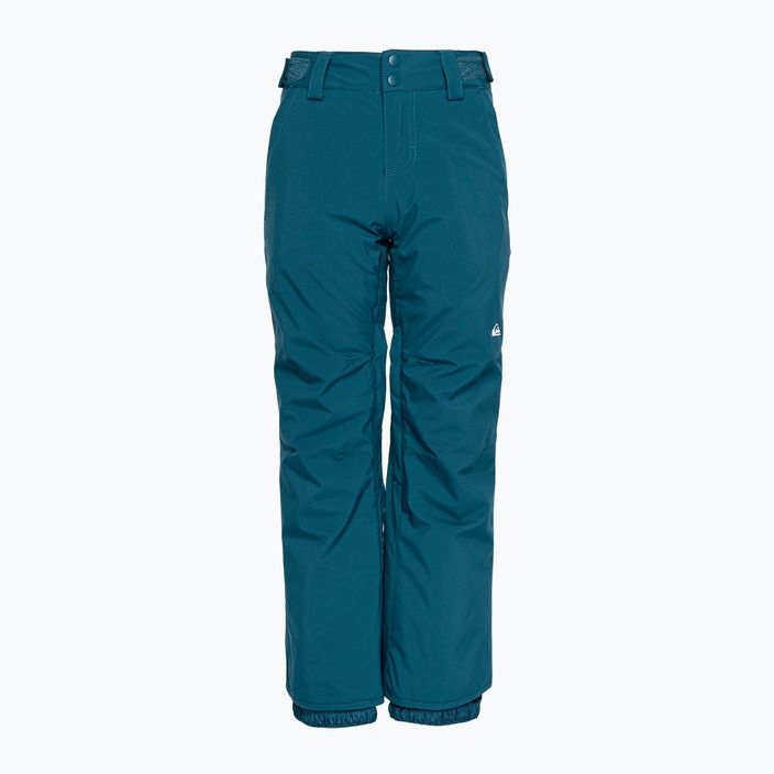 Quiksilver Estate Youth majolica blue children's snowboard trousers 7