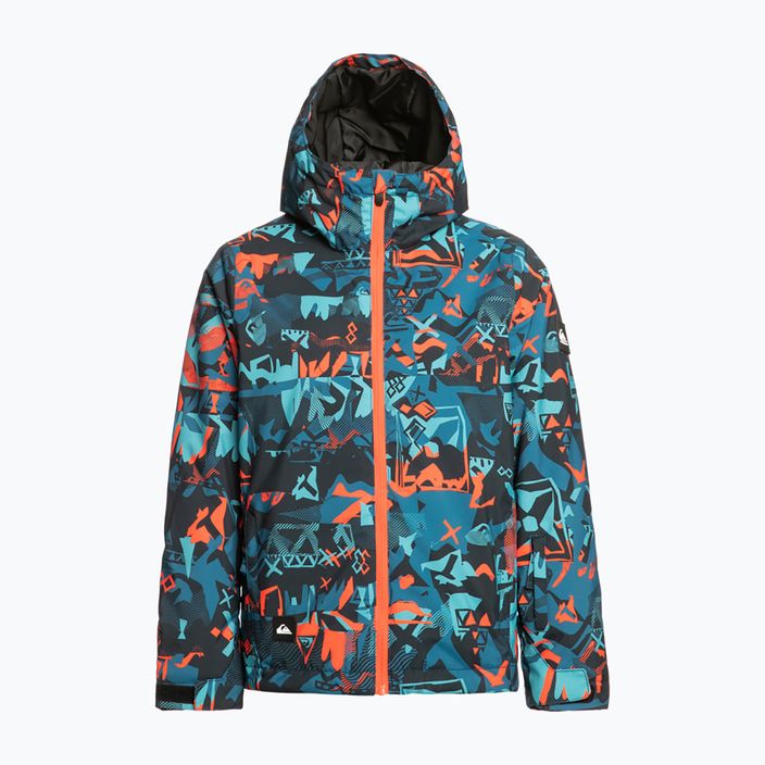 Quiksilver Mission Printed Youth building moutains grenadine children's snowboard jacket