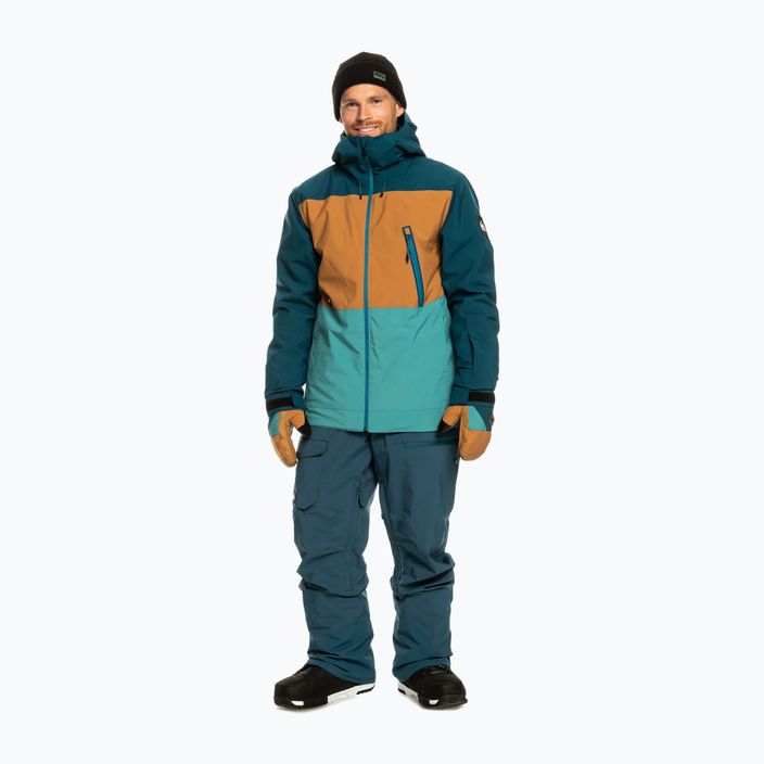 Men's snowboard trousers Quiksilver Utility majolica blue 8