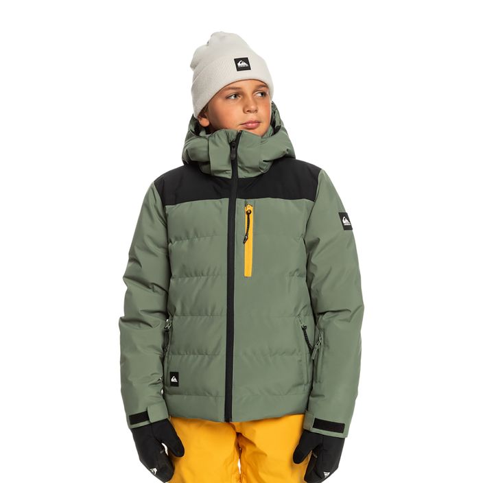 Quiksilver The Edge Youth laurel wreath snowboard jacket 2