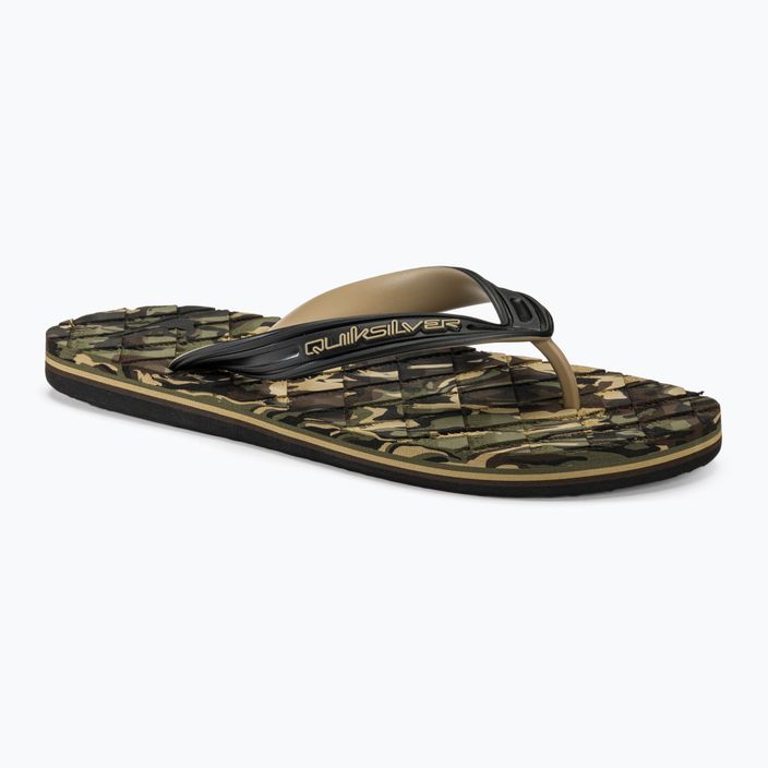 Men's Quiksilver Oahuey green 2 flip flops