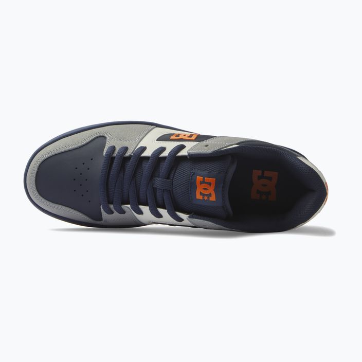 DC Manteca 4 dc navy/orange men's shoes 8