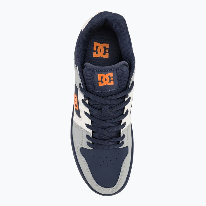 DC Manteca 4 dc navy/orange men's shoes 6