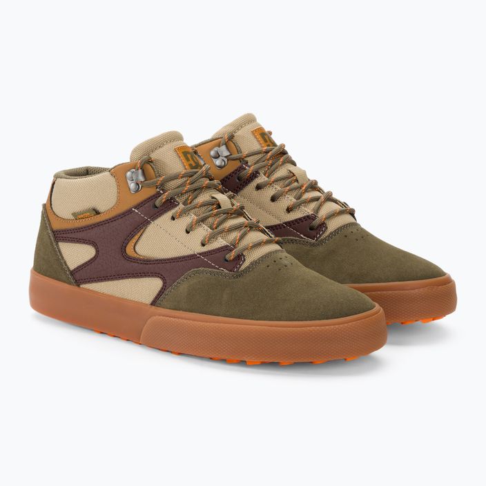 DC Kalis Vulc Mid Wnt brown/dark chocolate men's shoes 4