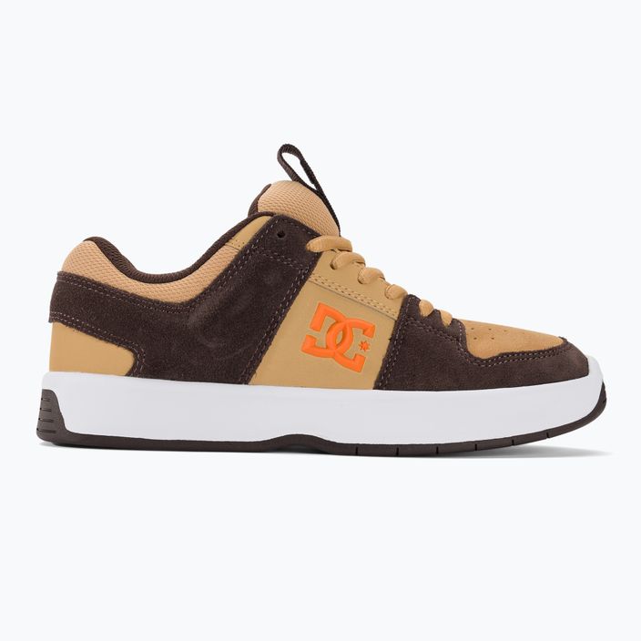 DC Lynx Zero S brown/brown/orange men's shoes 2