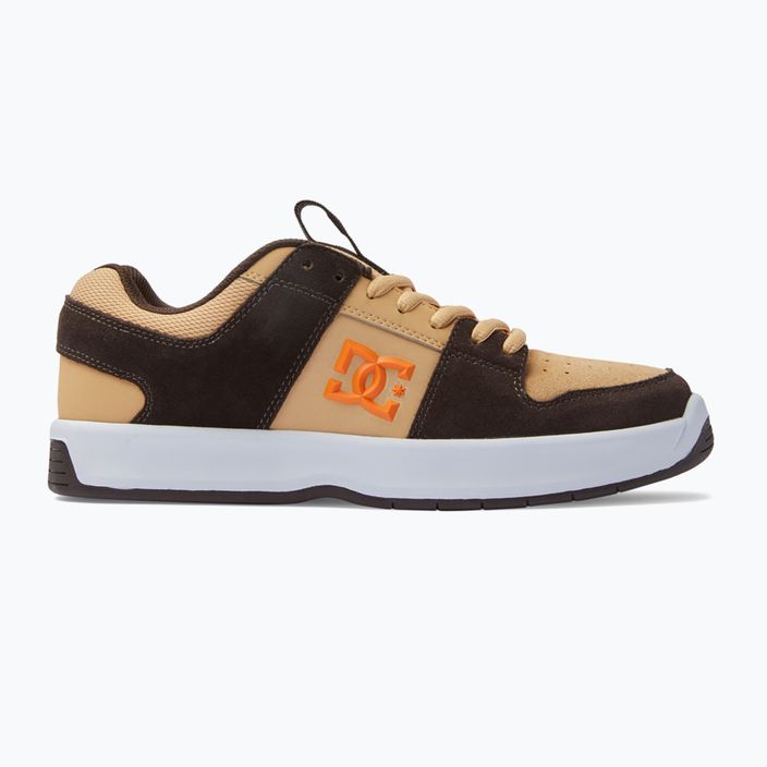 DC Lynx Zero S brown/brown/orange men's shoes 8