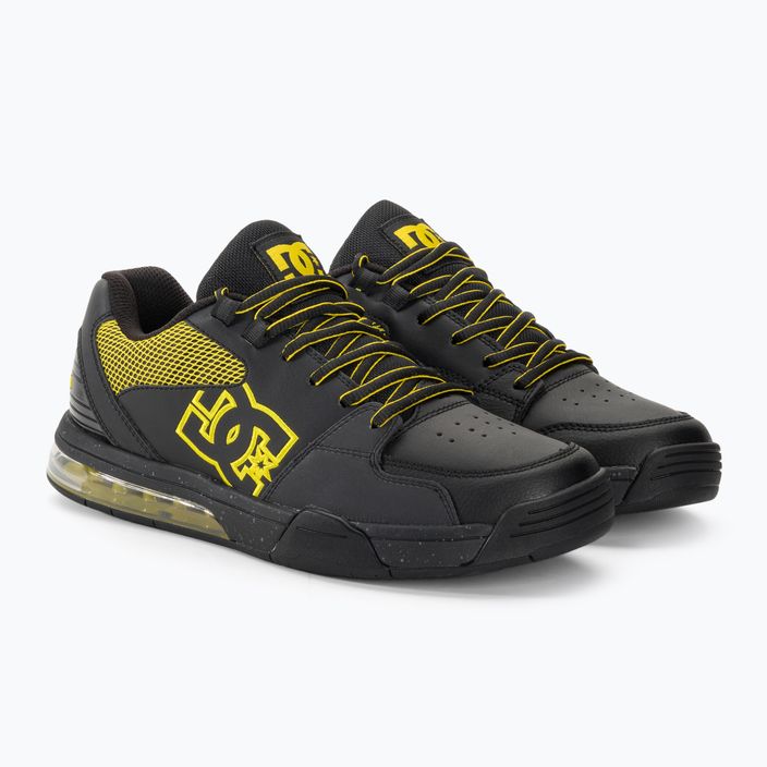 DC Versatile Le black/yellow men's shoes 4