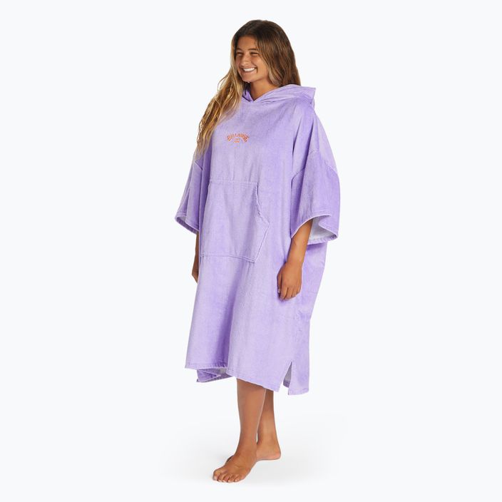 Women's Billabong Hooded lilac breeze poncho 2