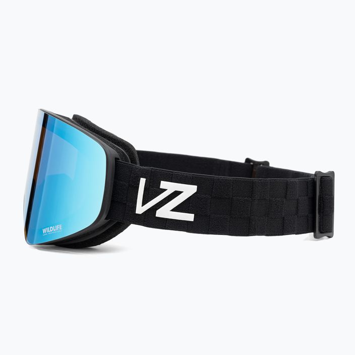 VonZipper Encore black satin/wildlife stellar chrome snowboard goggles 4