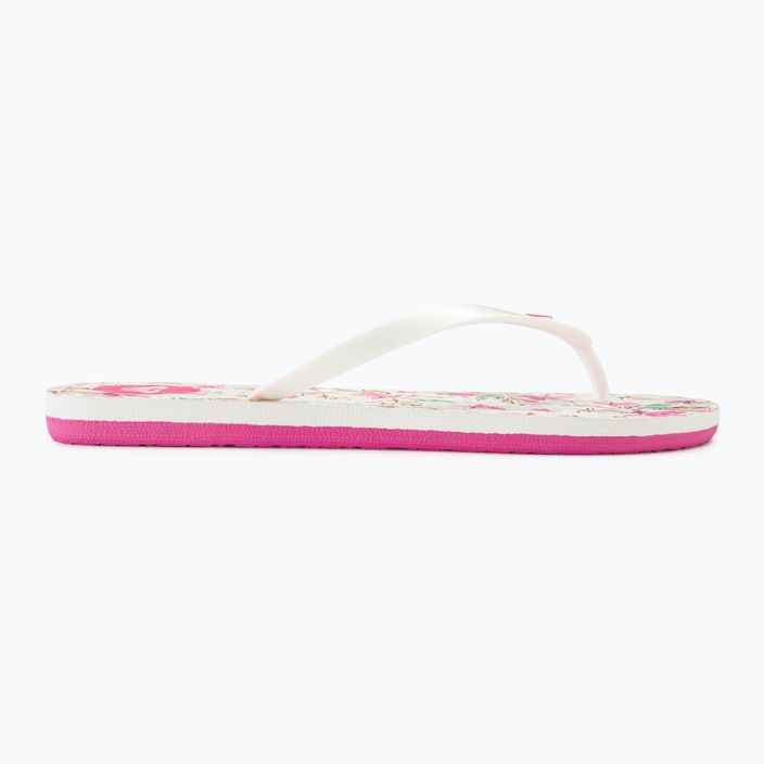 ROXY By The Sea women's flip flops white/pink 2