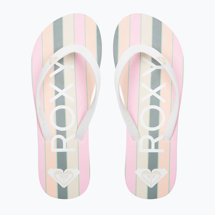 ROXY Tahiti VII women's flip flops peach cream 4