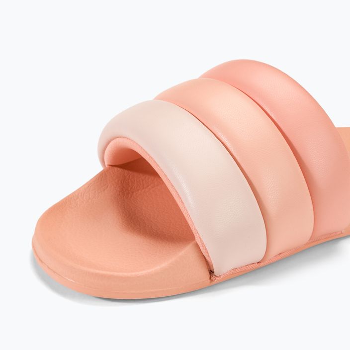 ROXY Puff It peaches women's slides 7