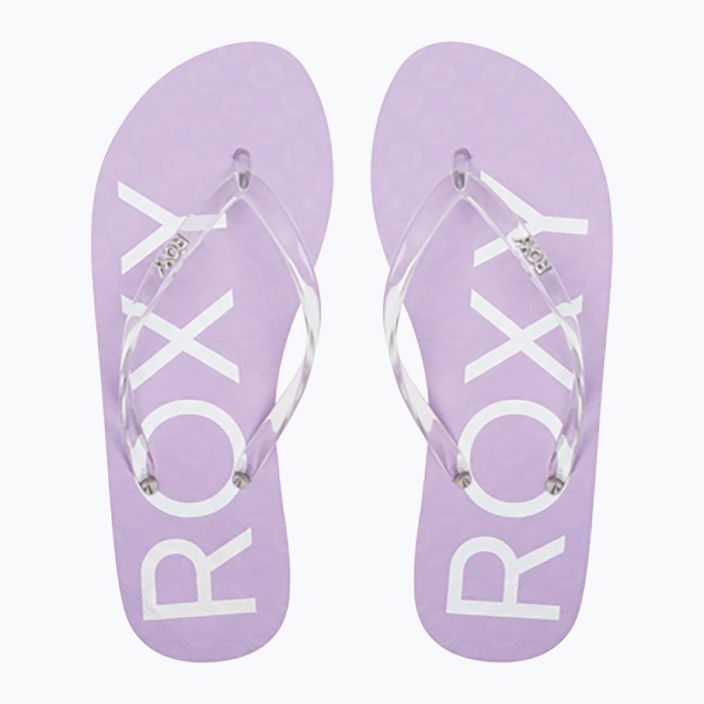 Women's ROXY Viva Jelly flip flops purple 7