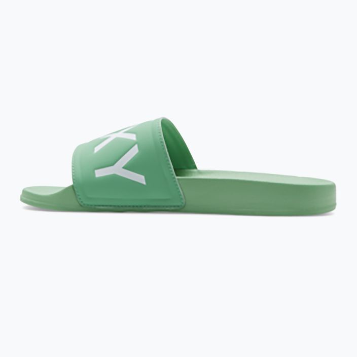 Women's flip-flops ROXY Slippy II green 2