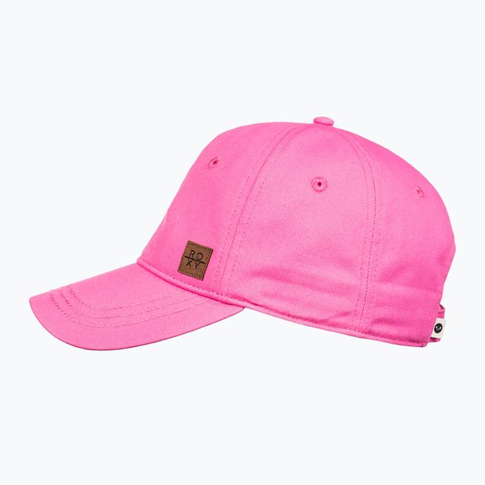Women's ROXY Extra Innings Color shocking pink baseball cap 2