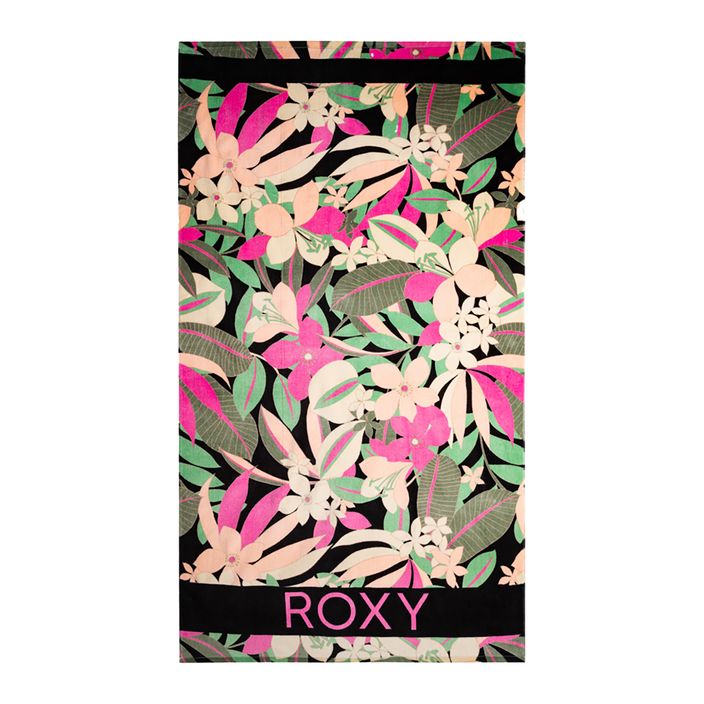 ROXY Cold Water Printed towel anthracite palm song axs 2