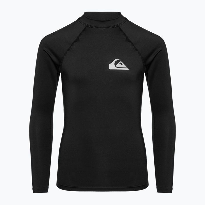 Quiksilver Everyday UPF50 black children's swimming longsleeve