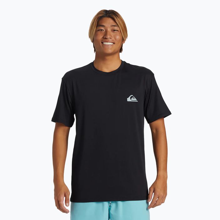 Quiksilver Everyday Surf Tee black men's swim shirt