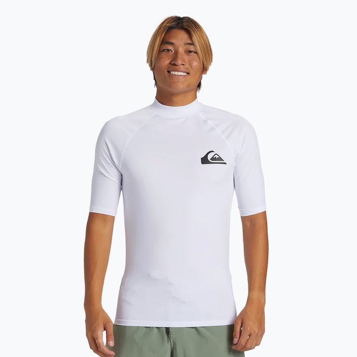 Quiksilver Everyday UPF50 white men's swim shirt