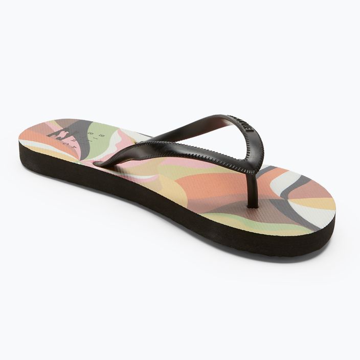 Women's Billabong Dama black/black flip flops 2