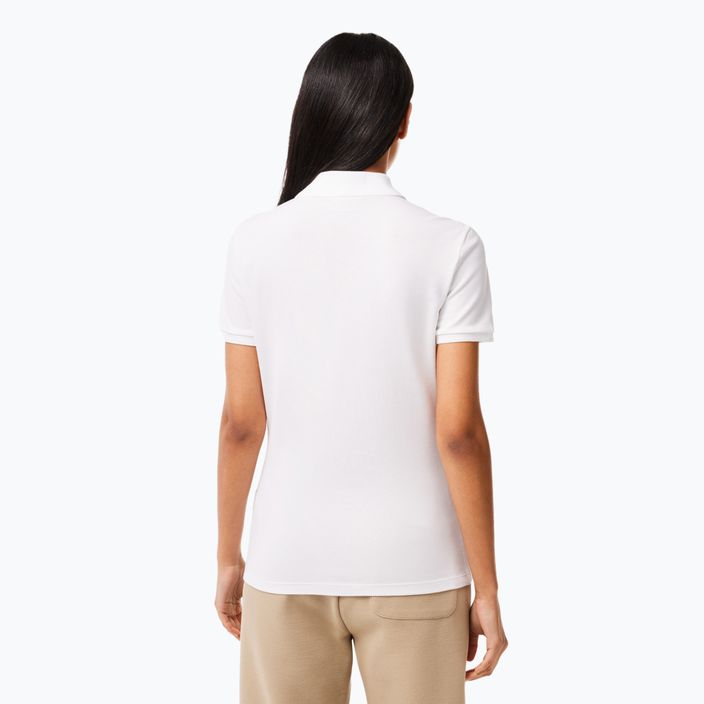 Women's Lacoste Polo Shirt PF5462 001 white 2