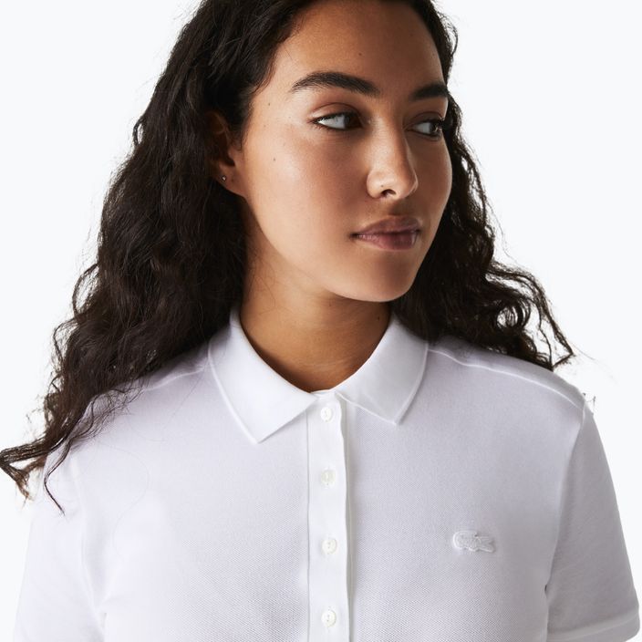 Women's Lacoste Polo Shirt PF5462 001 white 3