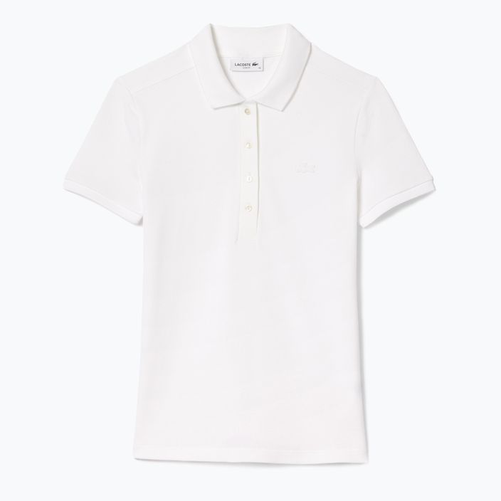 Women's Lacoste Polo Shirt PF5462 001 white 4