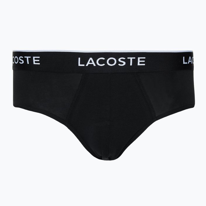 Lacoste men's briefs 8H3472 3 pairs black 2