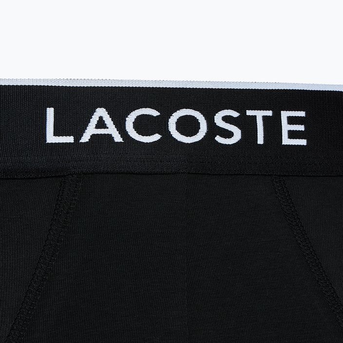 Lacoste men's briefs 8H3472 3 pairs black 4