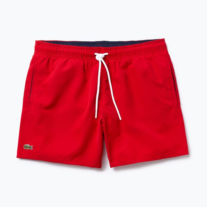 Lacoste men's swim shorts red MH6270