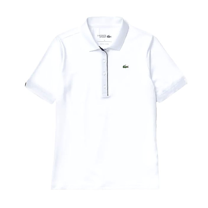 Lacoste women's tennis polo shirt white PF5179 2