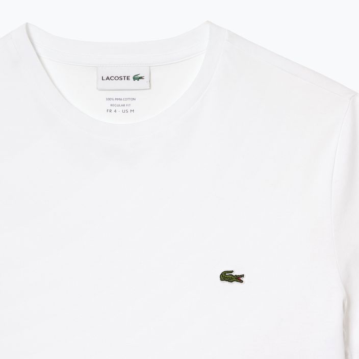 Lacoste men's t-shirt TH6709 white 4